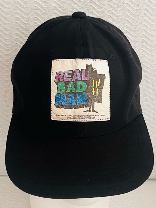real bad man Other - Black Patch Baseball Cap